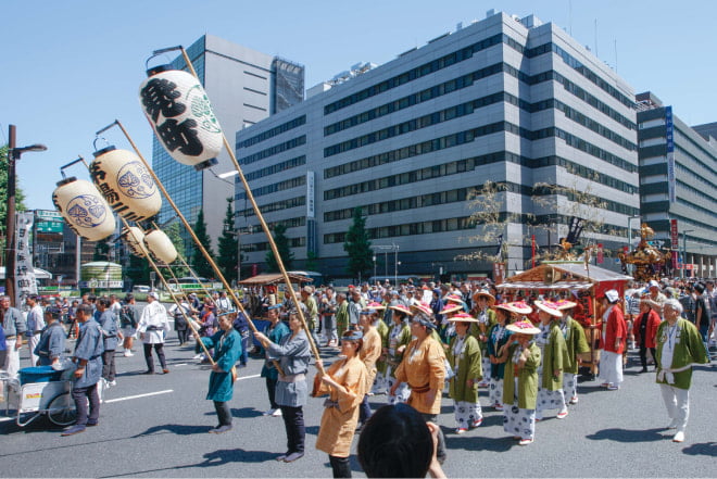 Scene from Nihonbashi/Kyobashi Festival